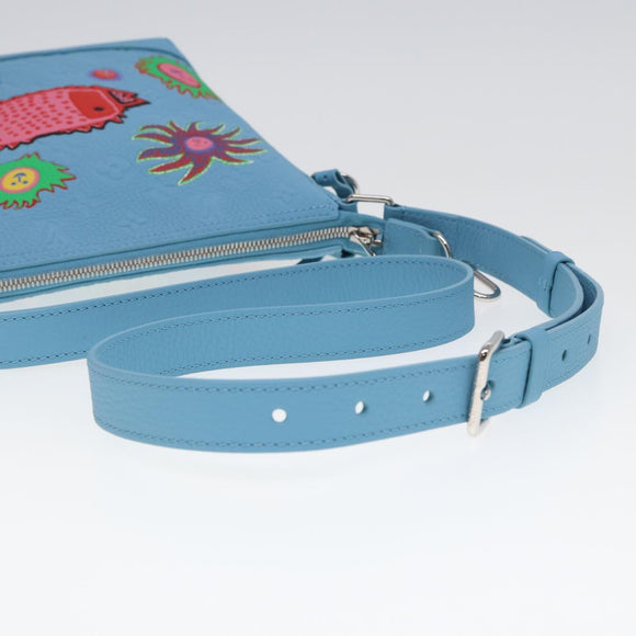 LOUIS VUITTON Monogram Yayoi Kusama Hobo Cruiser Bag Blue M21716 LV Auth 79276SM