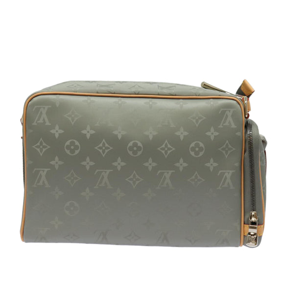 LOUIS VUITTON Monogram titanium Cameratas Schoudertas Grijs M43884 Auth 79277SAM