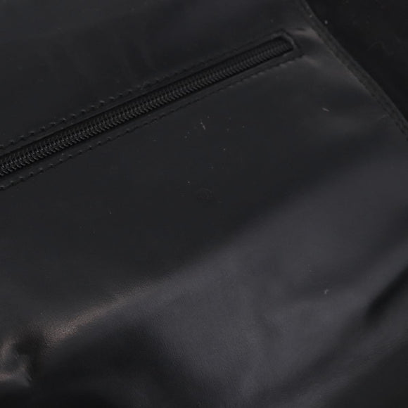 GUCCI Tote Bag Leather Canvas Black 019 2058 Auth 79287