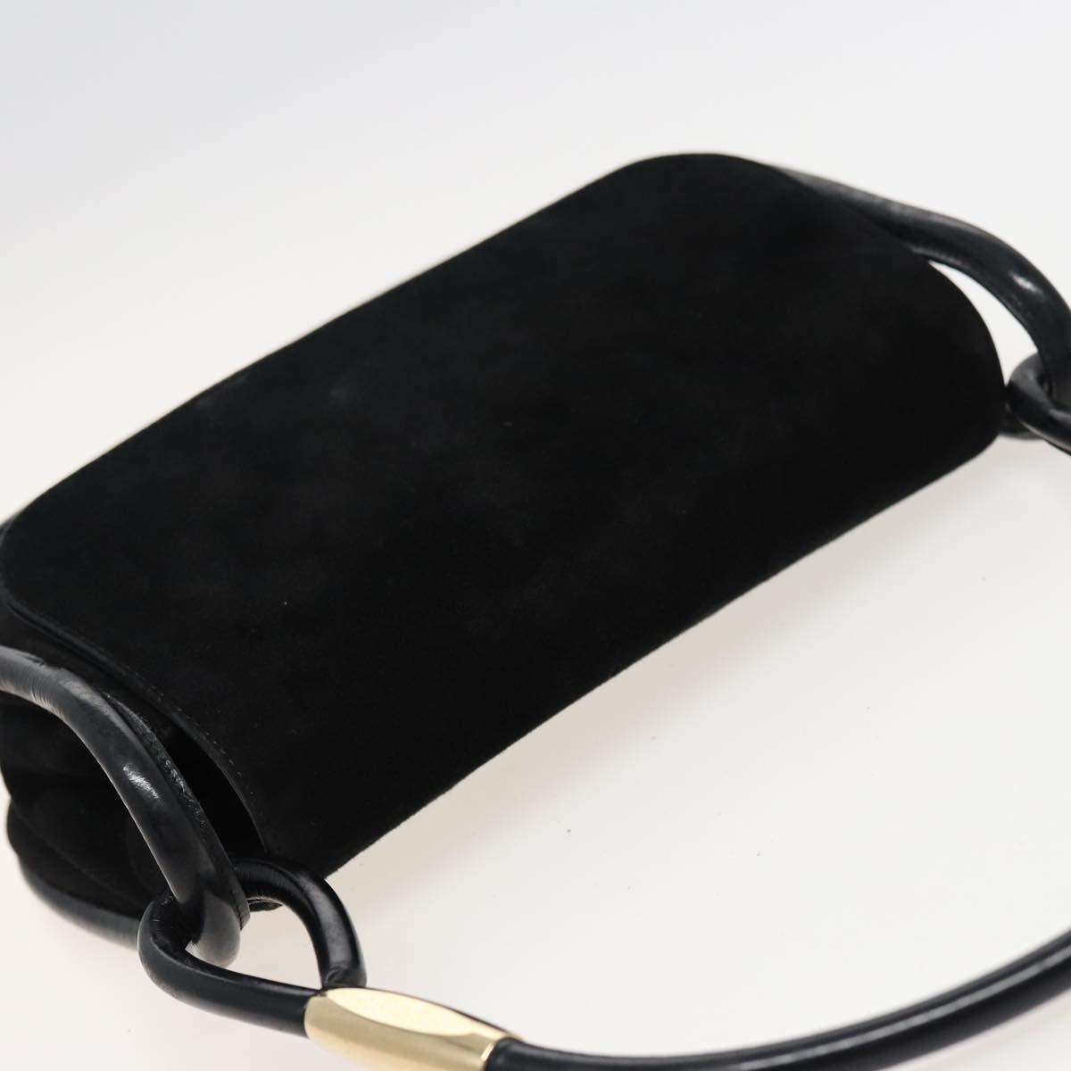 GUCCI Shoulder Bag Leather Black 001 2684 1777 Auth 79291