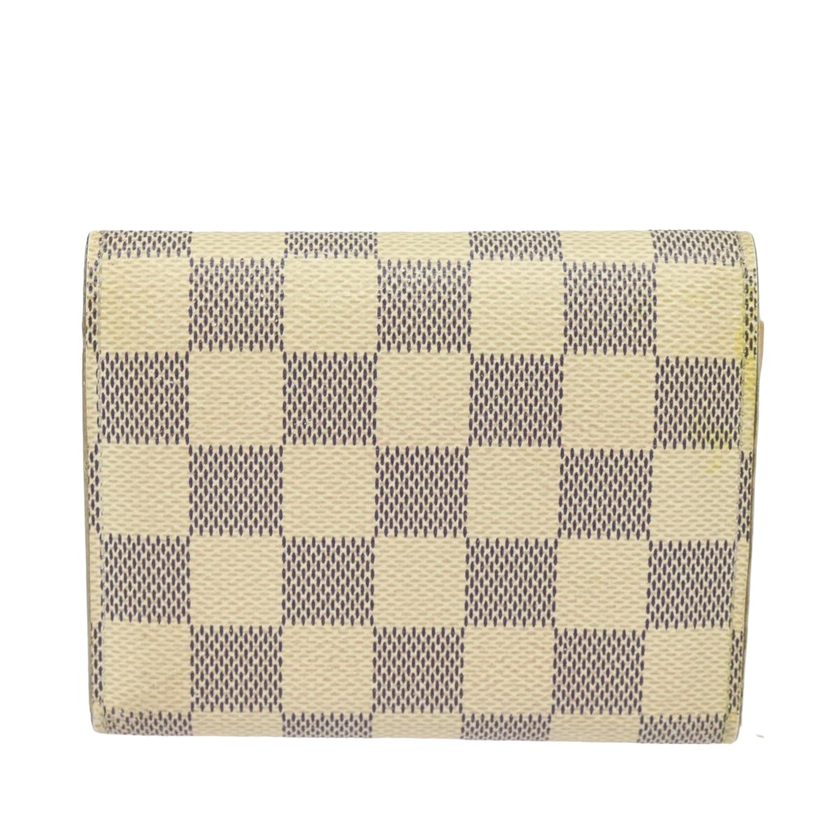 LOUIS VUITTON Damier Azur Portefeuille Victorine Wallet N64022 LV Auth 79297 - 0