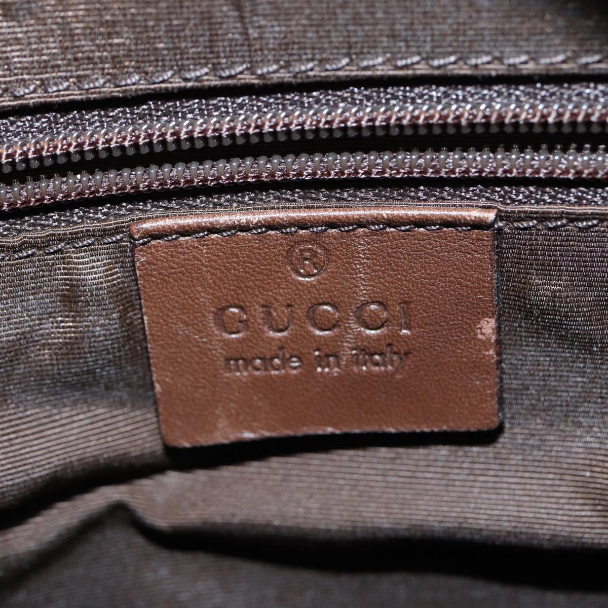 GUCCI GG Canvas Hand Bag Purple 92734 Auth 79309