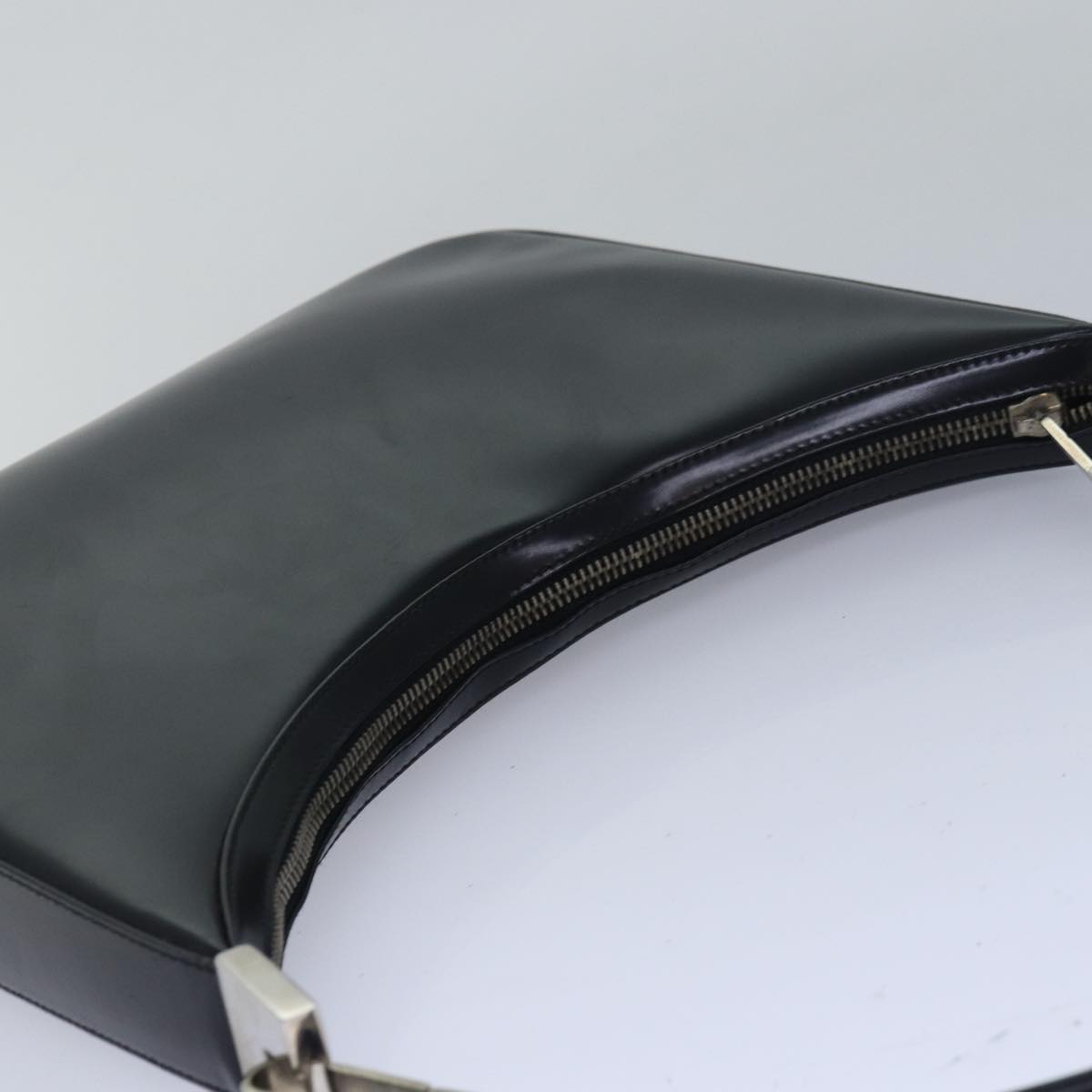 GUCCI Shoulder Bag Leather Black 001 3812 002122 Auth 79321