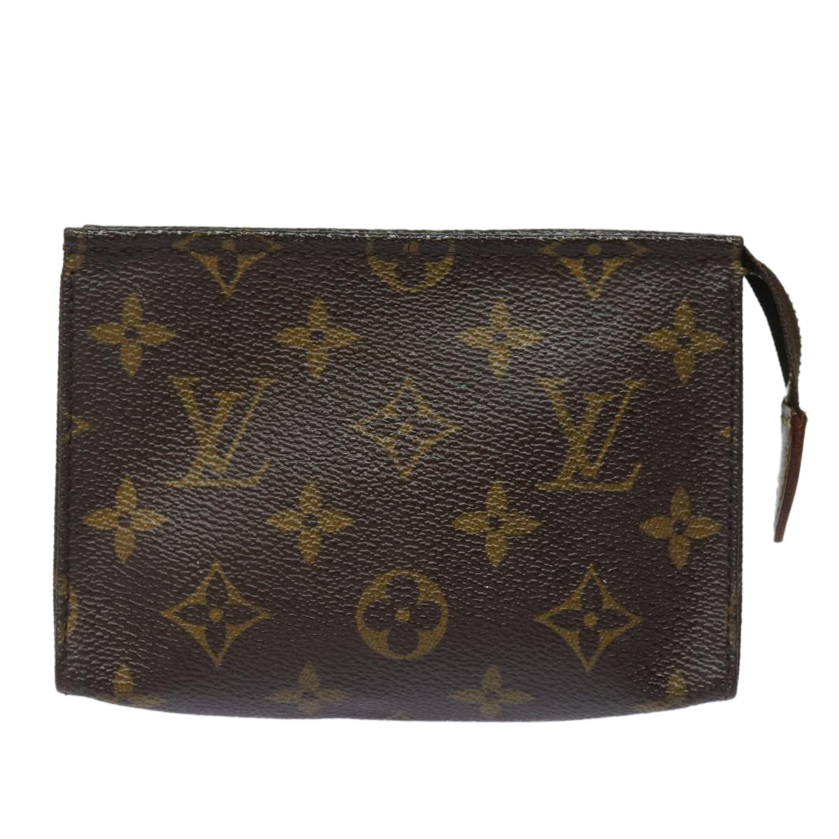 LOUIS VUITTON Monogram Poche Toilette 15 Pouch M47546 LV Auth 79335