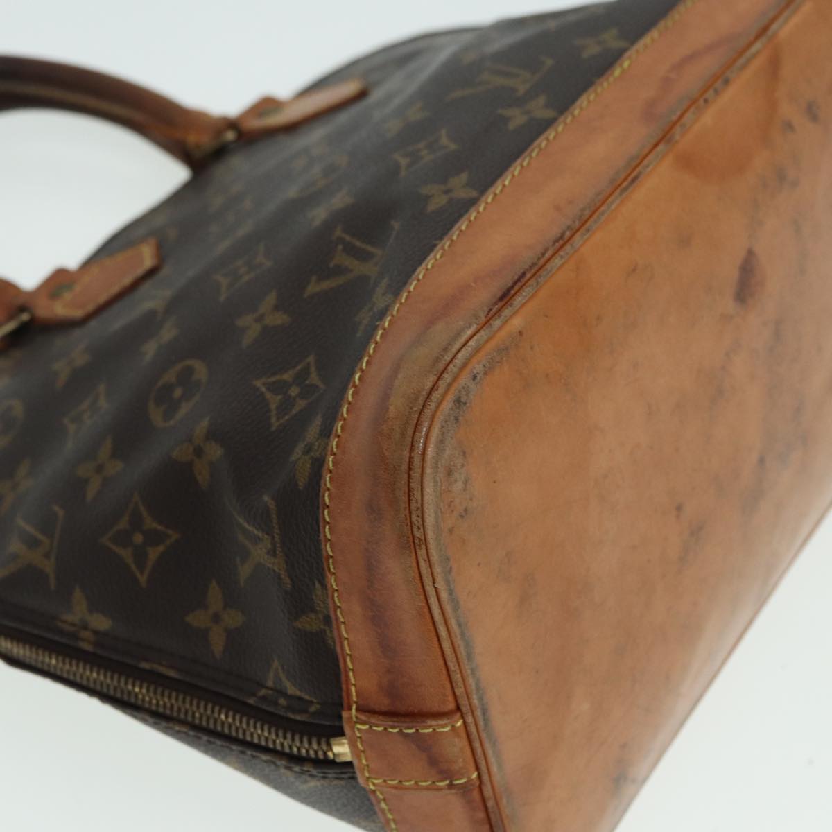 LOUIS VUITTON Monogram Alma Hand Bag M51130 LV Auth 79340