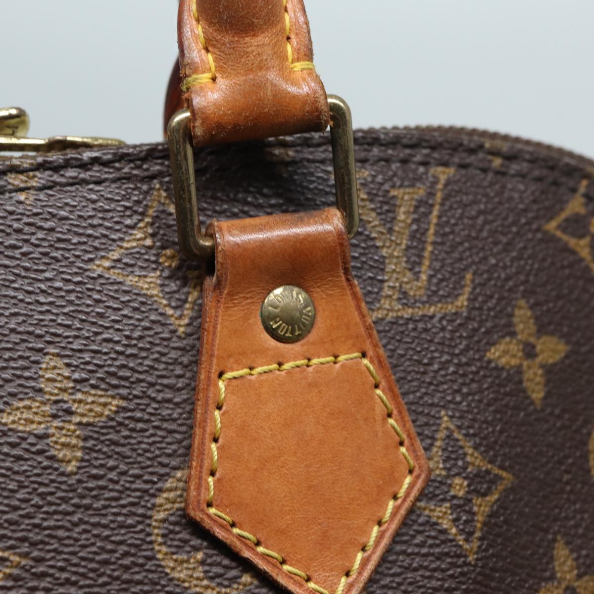 LOUIS VUITTON Monogram Alma Hand Bag M51130 LV Auth 79340