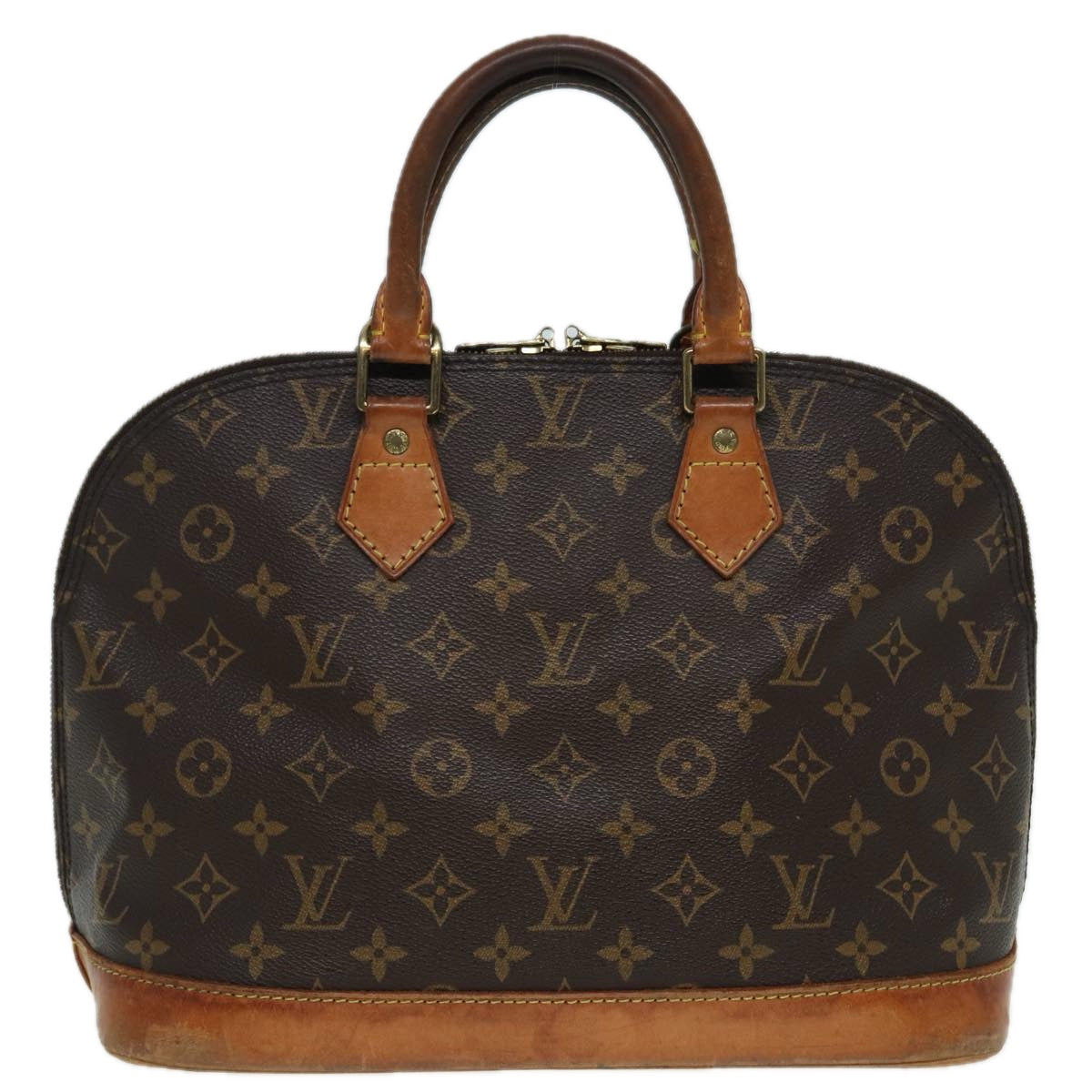 LOUIS VUITTON Monogram Alma Hand Bag M51130 LV Auth 79340