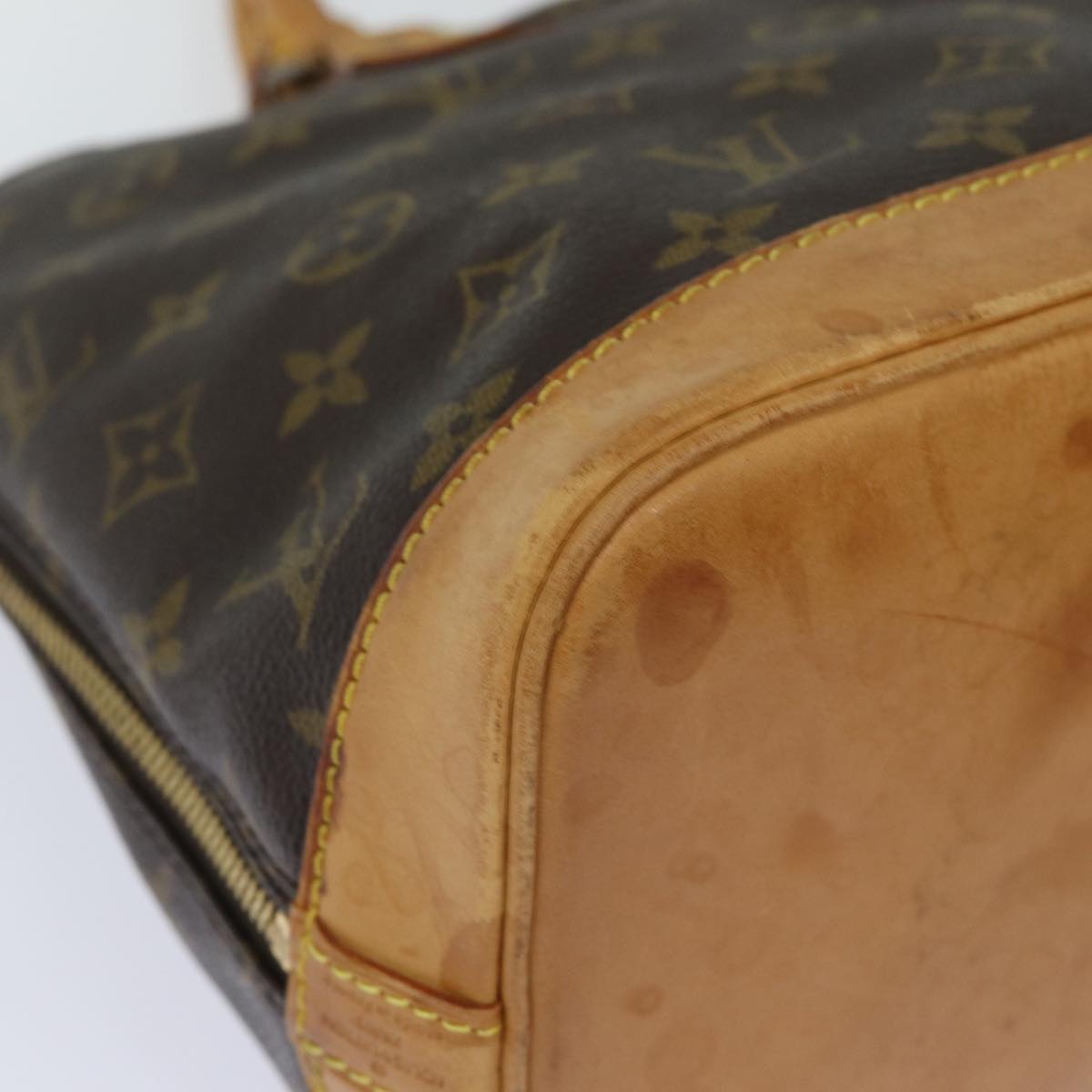 LOUIS VUITTON Monogram Alma Hand Bag M51130 LV Auth 79341