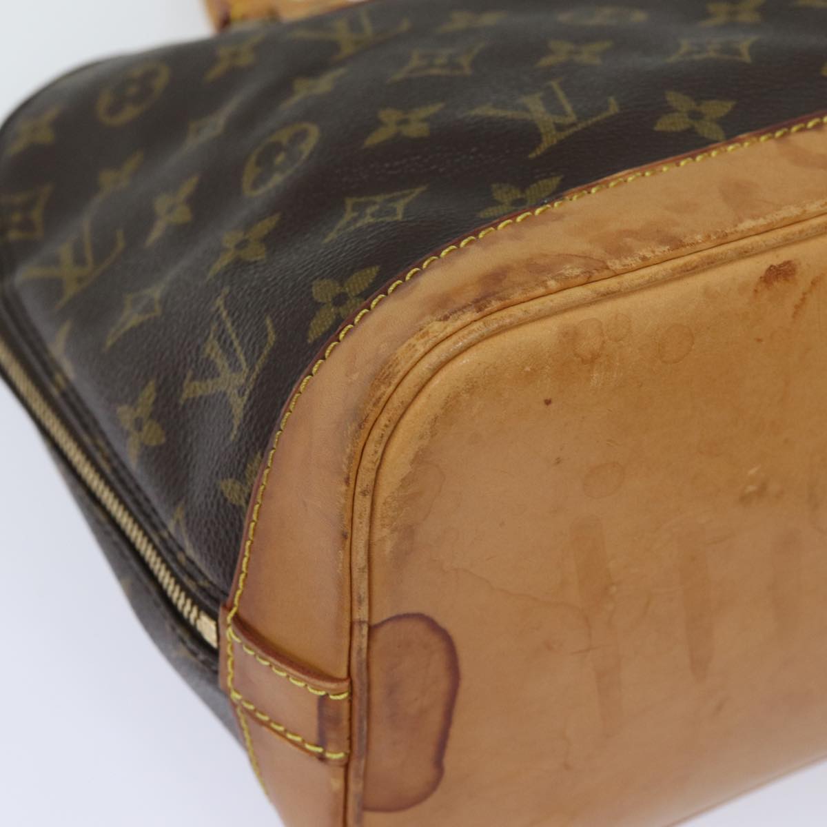 LOUIS VUITTON Monogram Alma Hand Bag M51130 LV Auth 79341