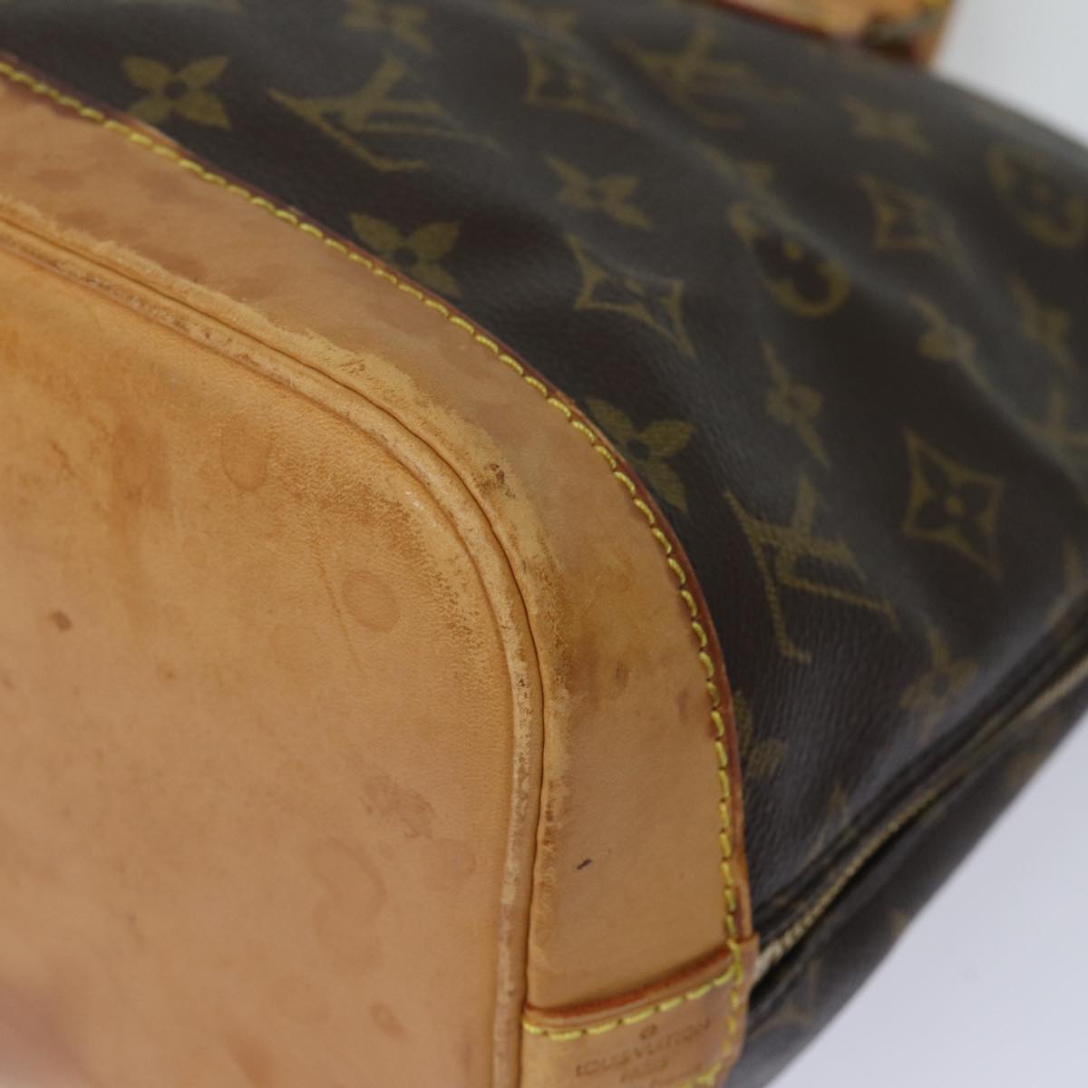 LOUIS VUITTON Monogram Alma Hand Bag M51130 LV Auth 79341