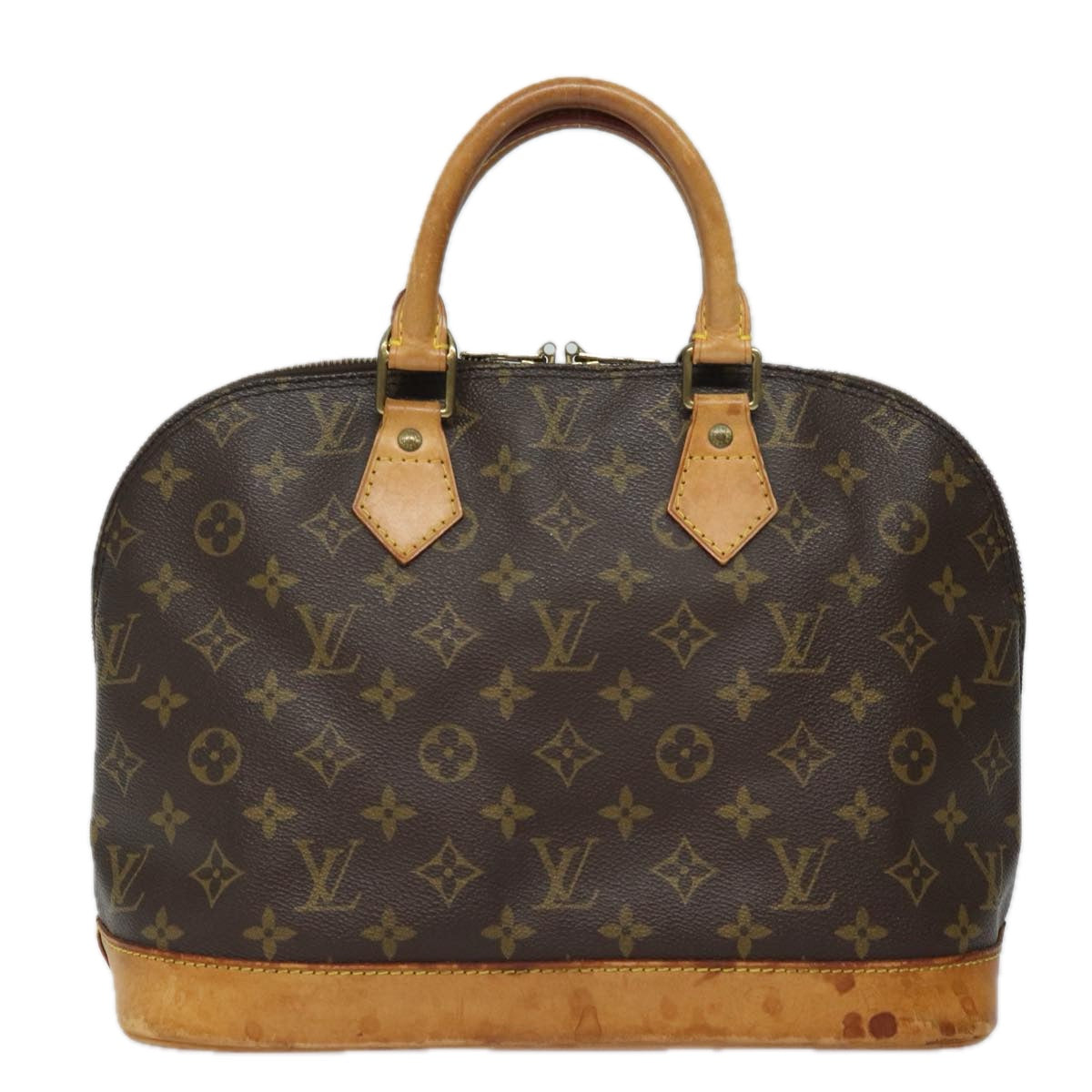 LOUIS VUITTON Monogram Alma Hand Bag M51130 LV Auth 79341