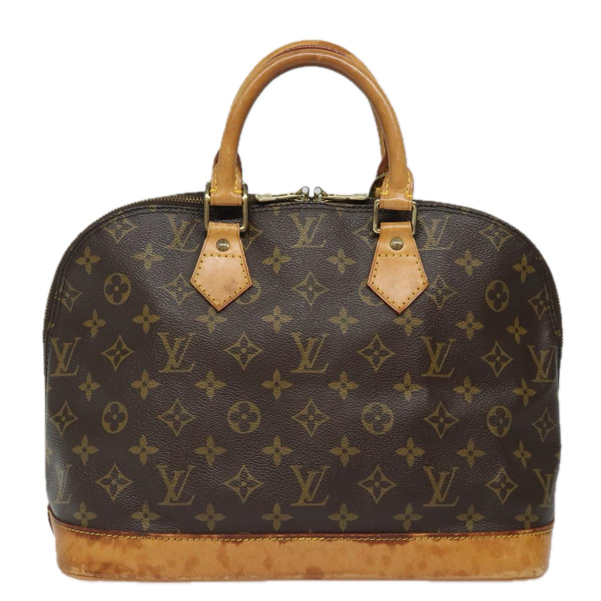 LOUIS VUITTON Monogram Alma Hand Bag M51130 LV Auth 79341