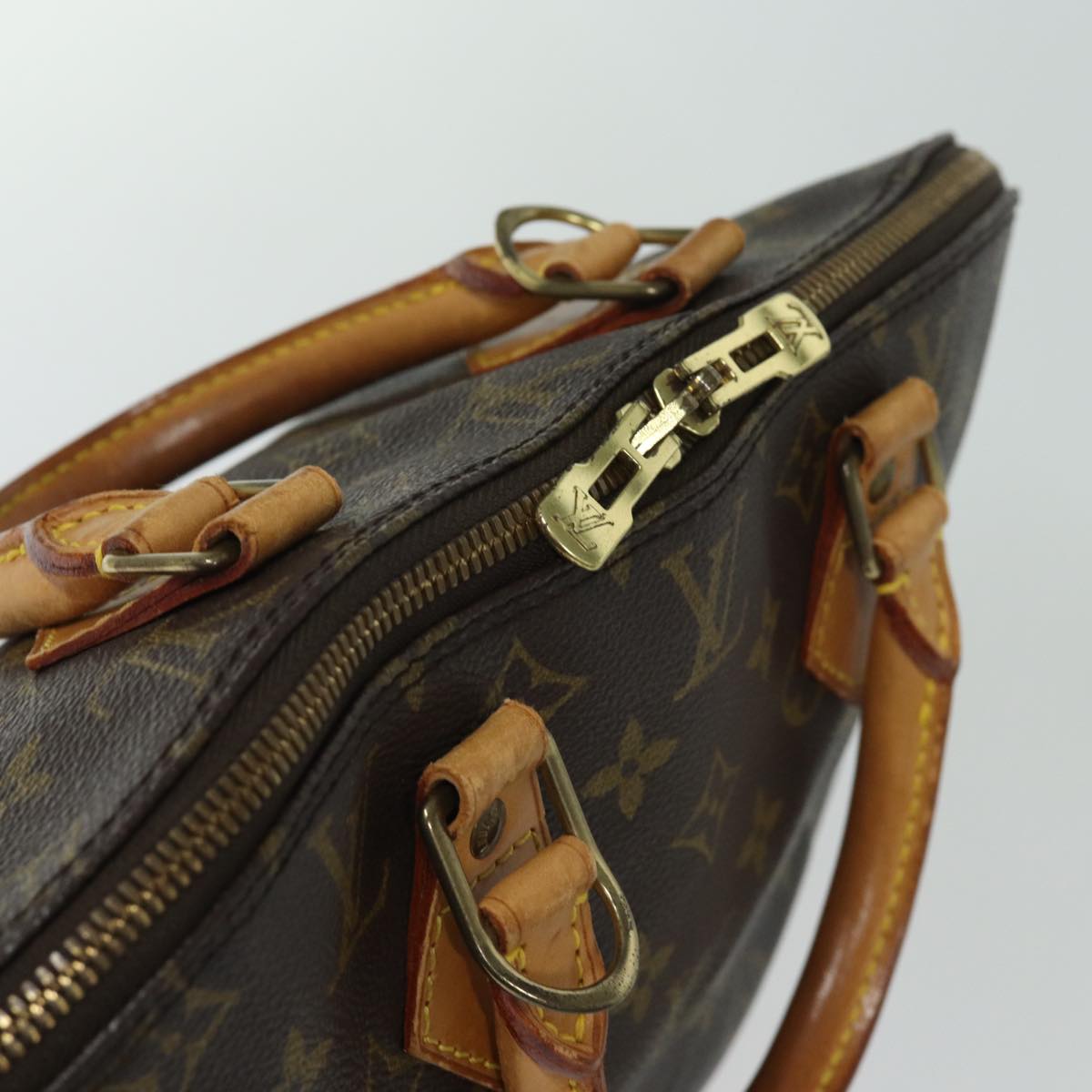 LOUIS VUITTON Monogram Alma Hand Bag M51130 LV Auth 79341