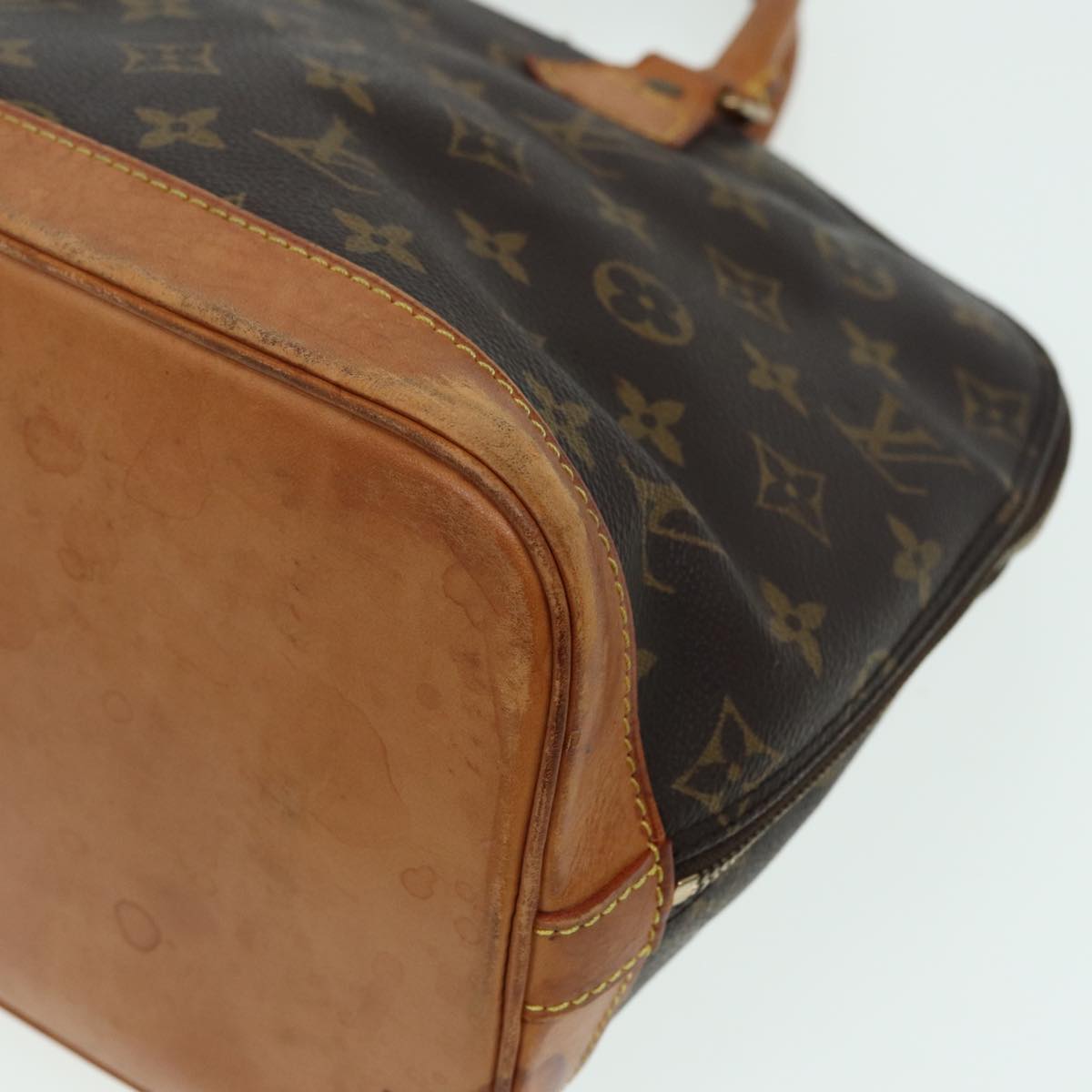 LOUIS VUITTON Monogram Alma Hand Bag M51130 LV Auth 79344