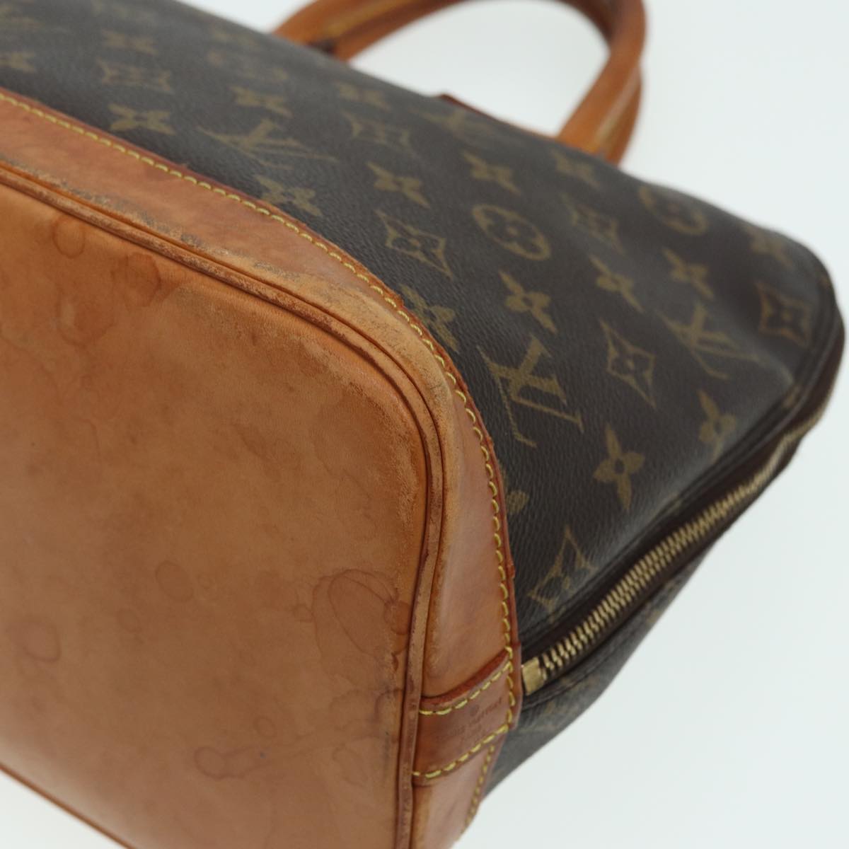 LOUIS VUITTON Monogram Alma Hand Bag M51130 LV Auth 79344