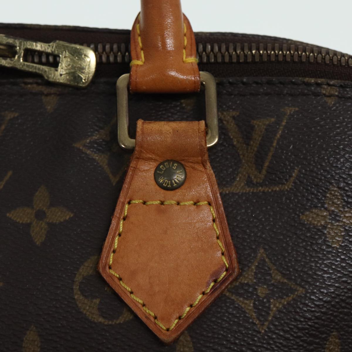 LOUIS VUITTON Monogram Alma Hand Bag M51130 LV Auth 79344