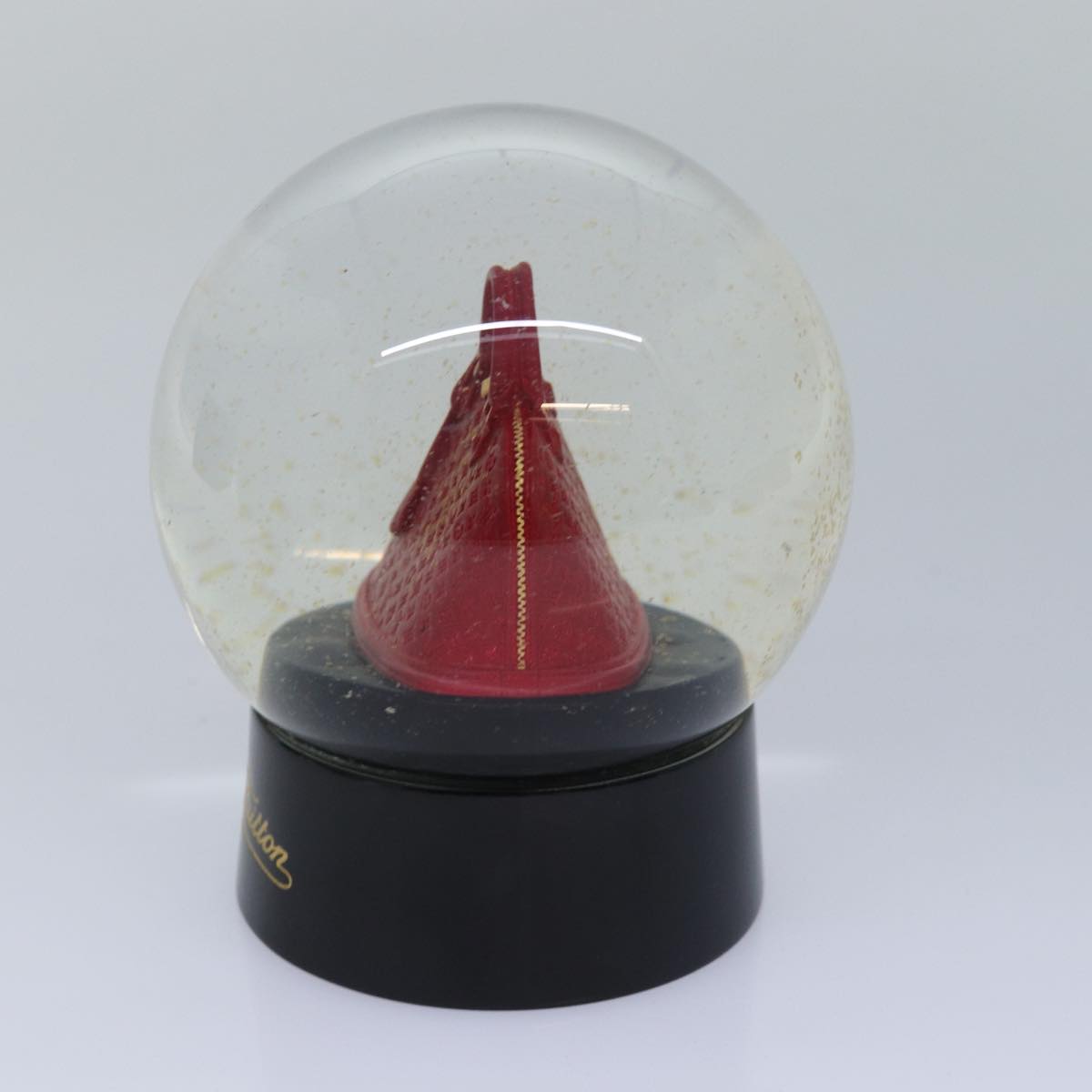 LOUIS VUITTON Snow Globe Alma VIP Limited Clear Red LV Auth 79347