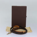 LOUIS VUITTON Monogram Less Baxter MM Dog Leash M58056 LV Auth 79348-12