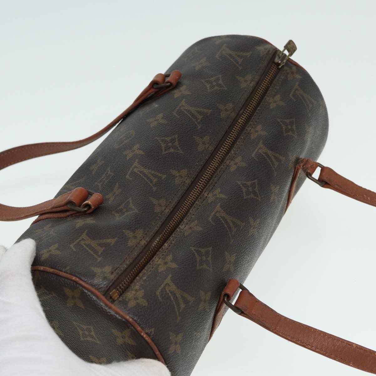 LOUIS VUITTON Monogram Papillon 30 Hand Bag M51385 LV Auth 79349