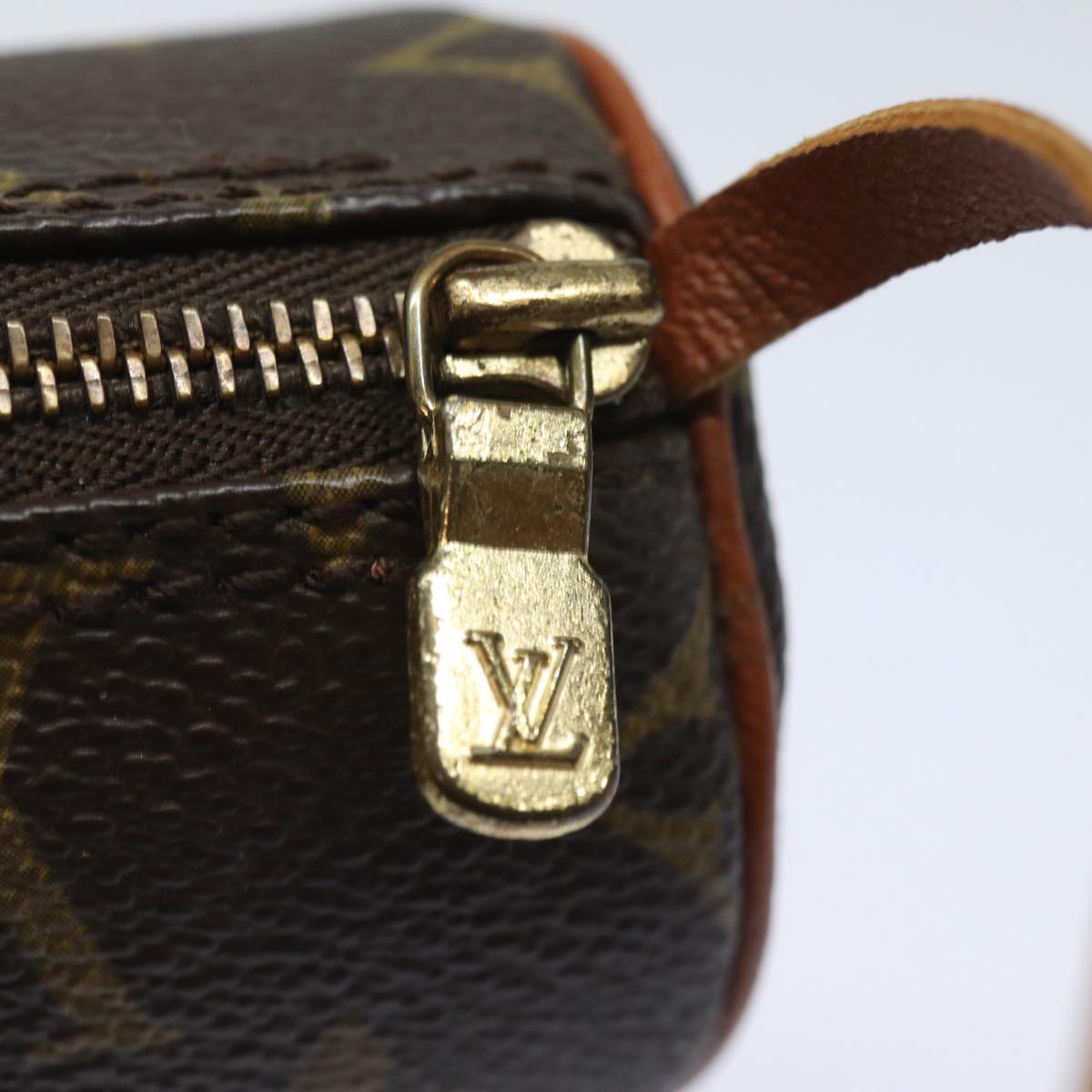 LOUIS VUITTON Monogram Papillon Pouch Pouch LV Auth 79350