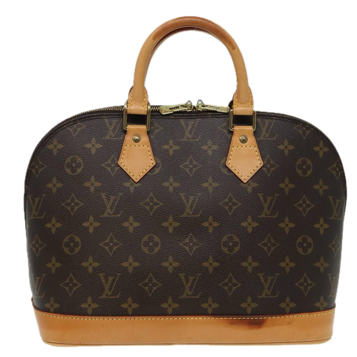 LOUIS VUITTON Monogram Alma Hand Bag M51130 LV Auth 79351