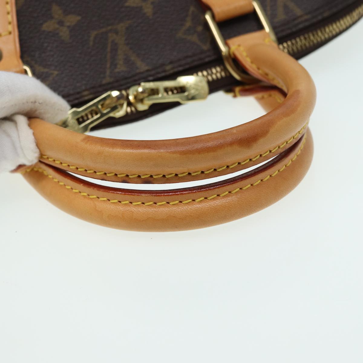 LOUIS VUITTON Monogram Alma Hand Bag M51130 LV Auth 79351