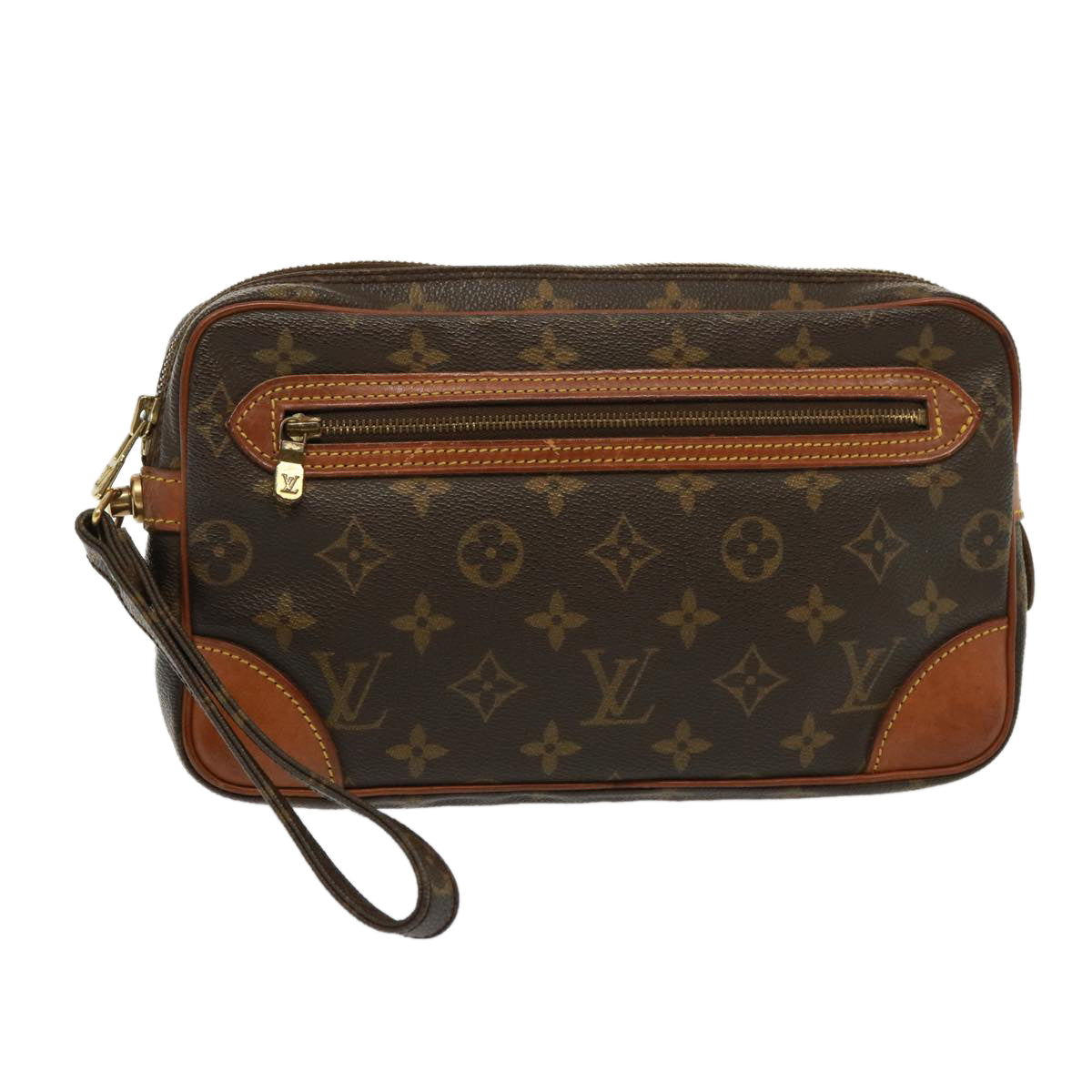 LOUIS VUITTON Monogram Marly Dragonne GM Clutch Bag M51825 LV Auth 79355