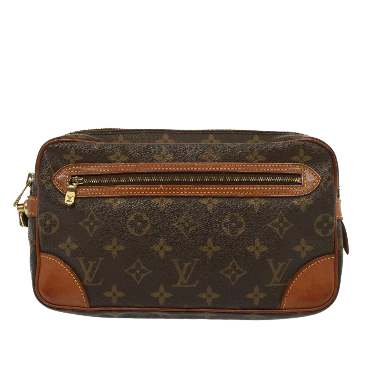 LOUIS VUITTON Monogram Marly Dragonne GM Clutch Bag M51825 LV Auth 79355