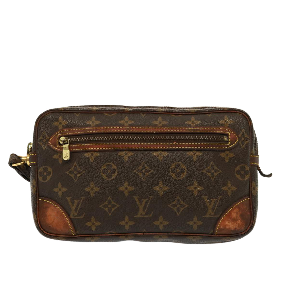 LOUIS VUITTON Monogram Marly Dragonne GM Clutch Bag M51825 LV Auth 79359