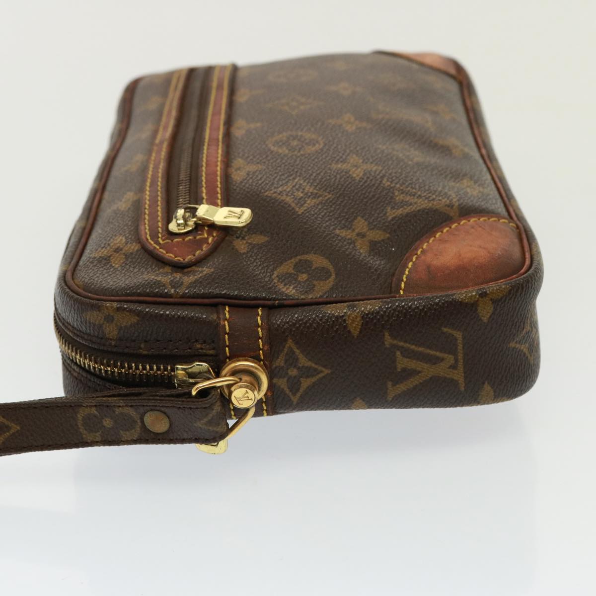 LOUIS VUITTON Monogram Marly Dragonne GM Clutch Bag M51825 LV Auth 79359