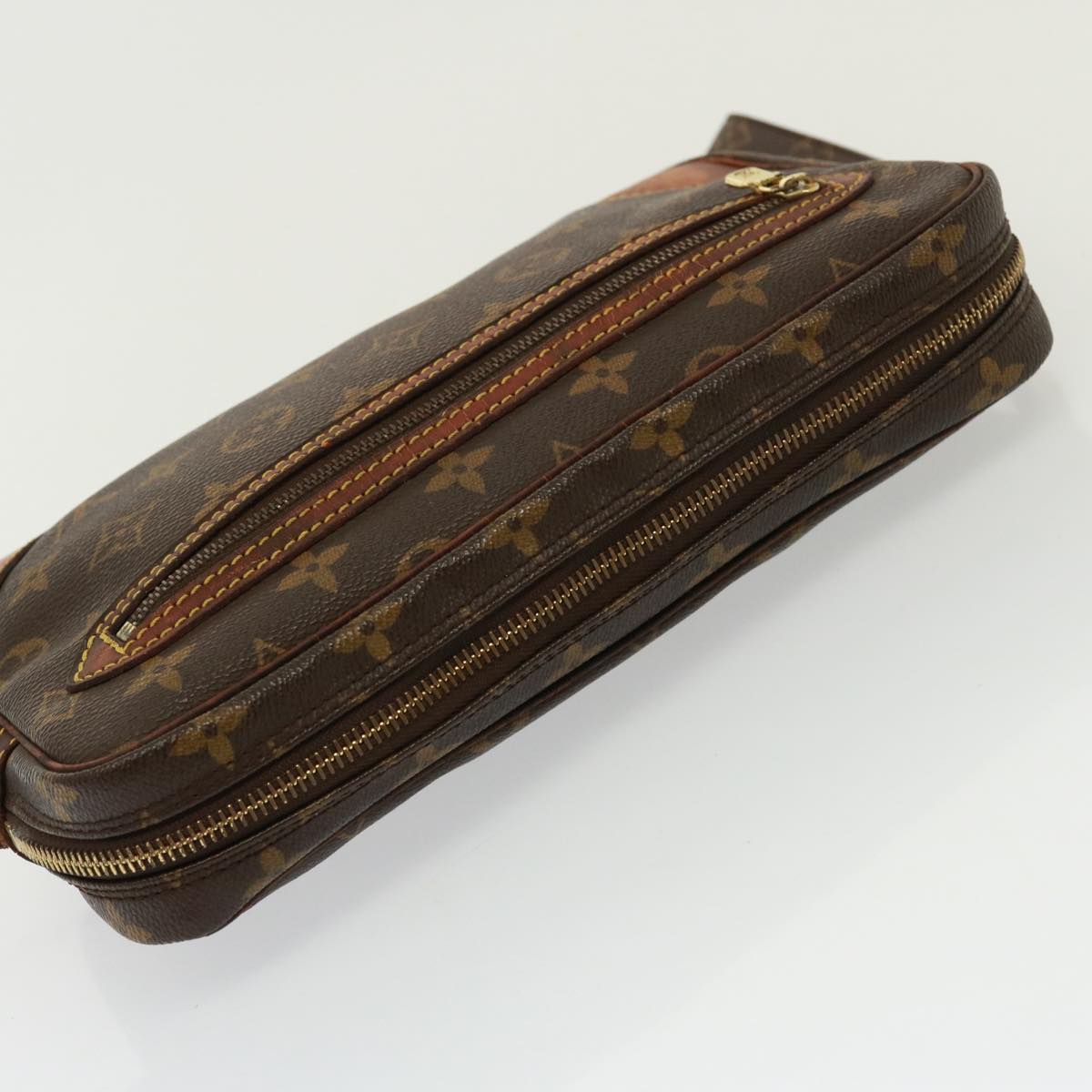 LOUIS VUITTON Monogram Marly Dragonne GM Clutch Bag M51825 LV Auth 79359