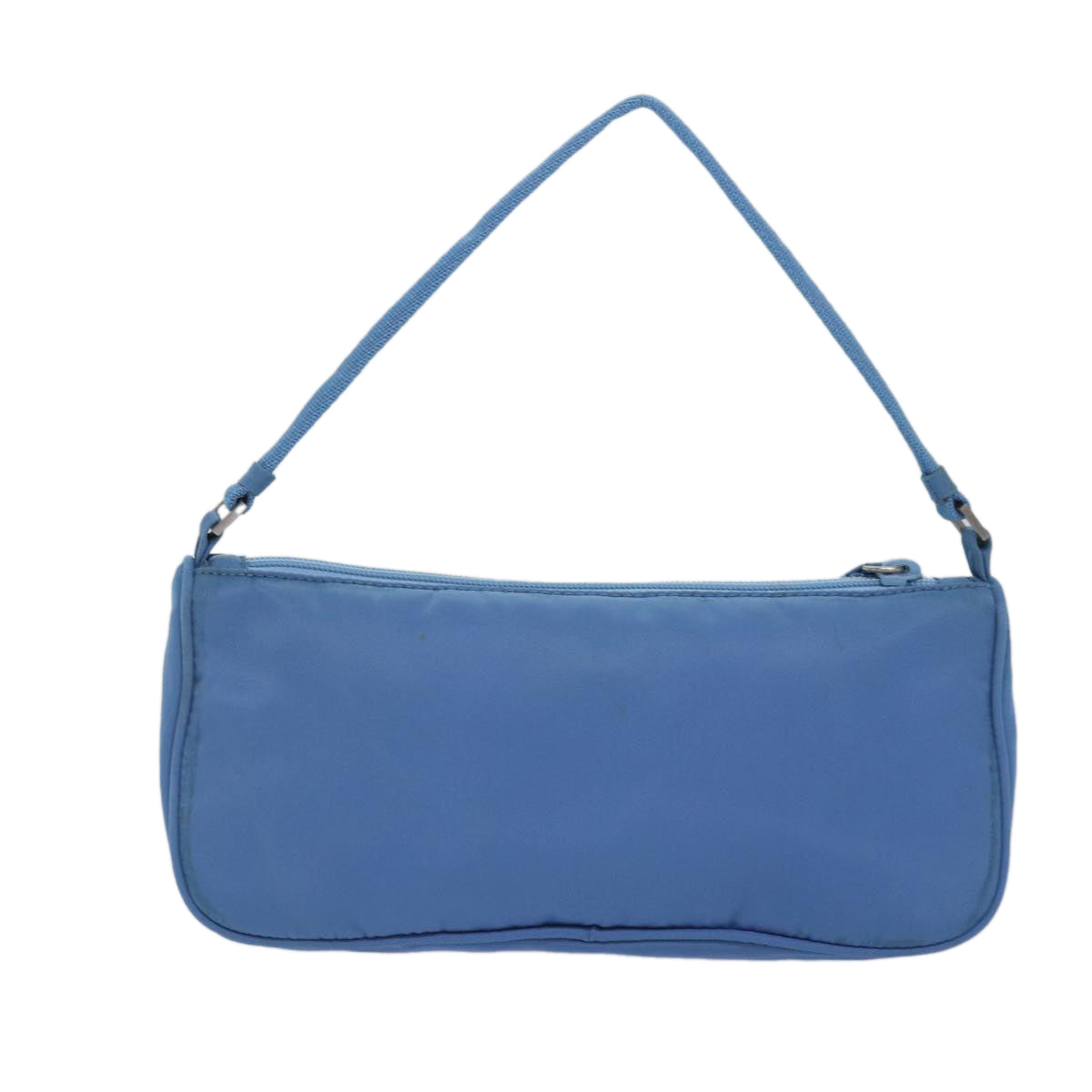 PRADA Accessory Pouch Nylon Blue Auth 79367 - 0