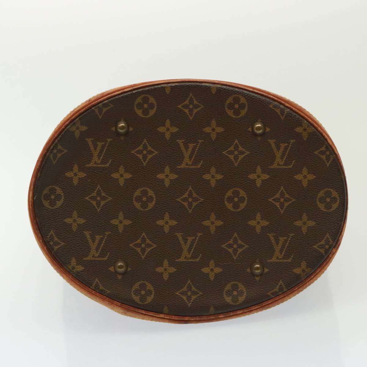 LOUIS VUITTON Monogram Bucket GM Shoulder Bag M42236 LV Auth 79372