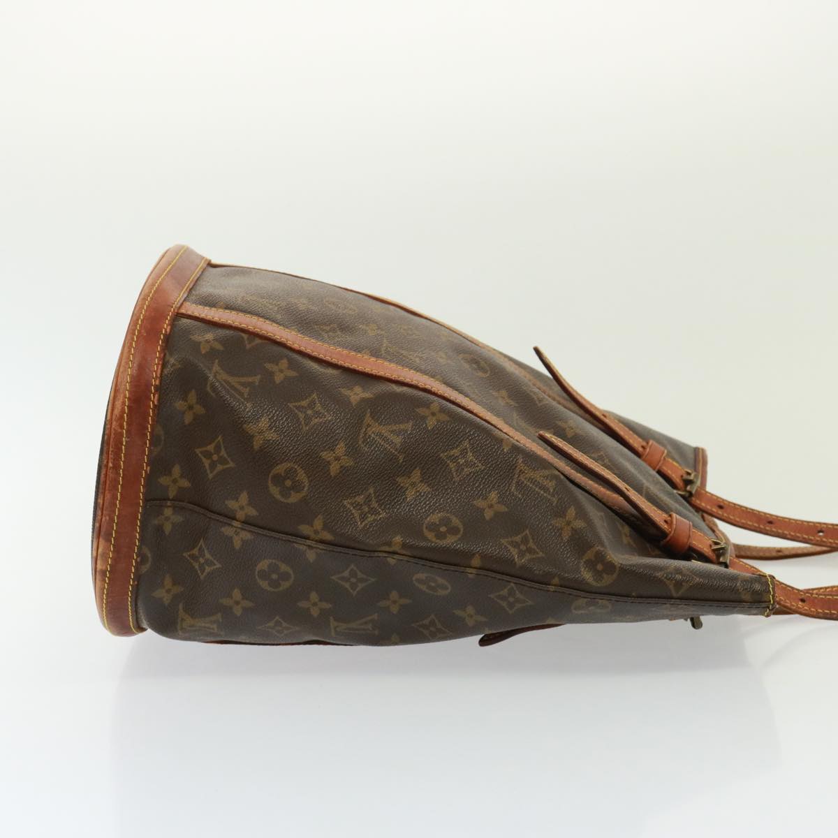 LOUIS VUITTON Monogram Bucket GM Shoulder Bag M42236 LV Auth 79372