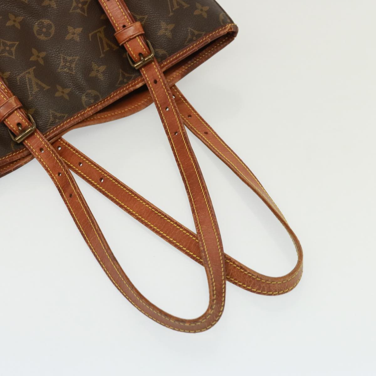 LOUIS VUITTON Monogram Bucket GM Shoulder Bag M42236 LV Auth 79372