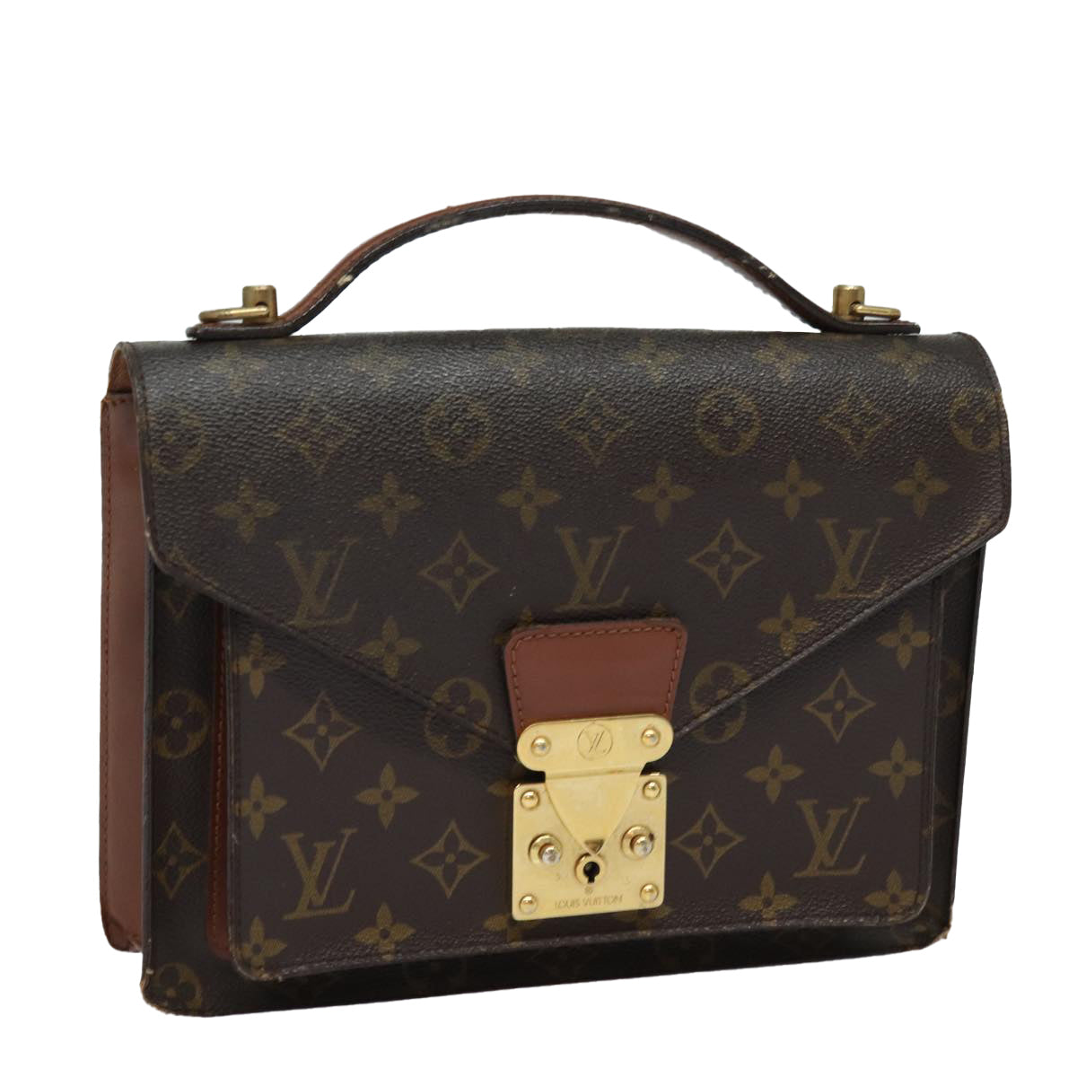 LOUIS VUITTON Monogram Monceau 26 Shoulder Bag M51187 LV Auth 79383