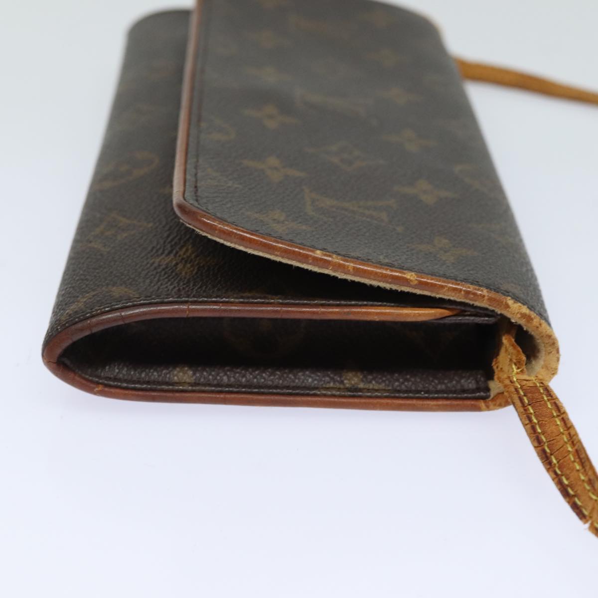 LOUIS VUITTON Monogram Pochette Twin GM Shoulder Bag M51852 LV Auth 79388