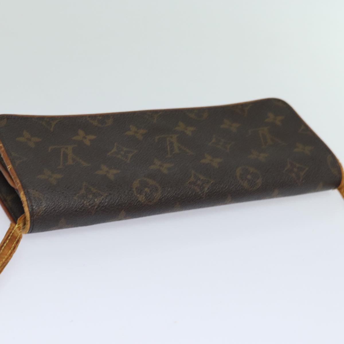 LOUIS VUITTON Monogram Pochette Twin GM Shoulder Bag M51852 LV Auth 79388