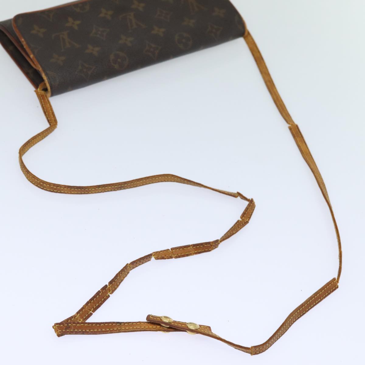 LOUIS VUITTON Monogram Pochette Twin GM Shoulder Bag M51852 LV Auth 79388