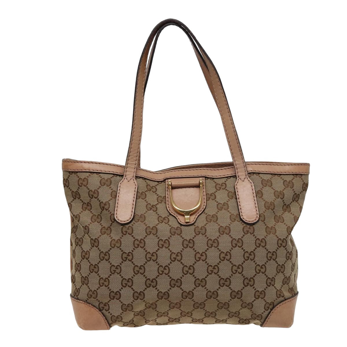 GUCCI GG Canvas Tote Bag Beige 308604 Auth 79390 - 0