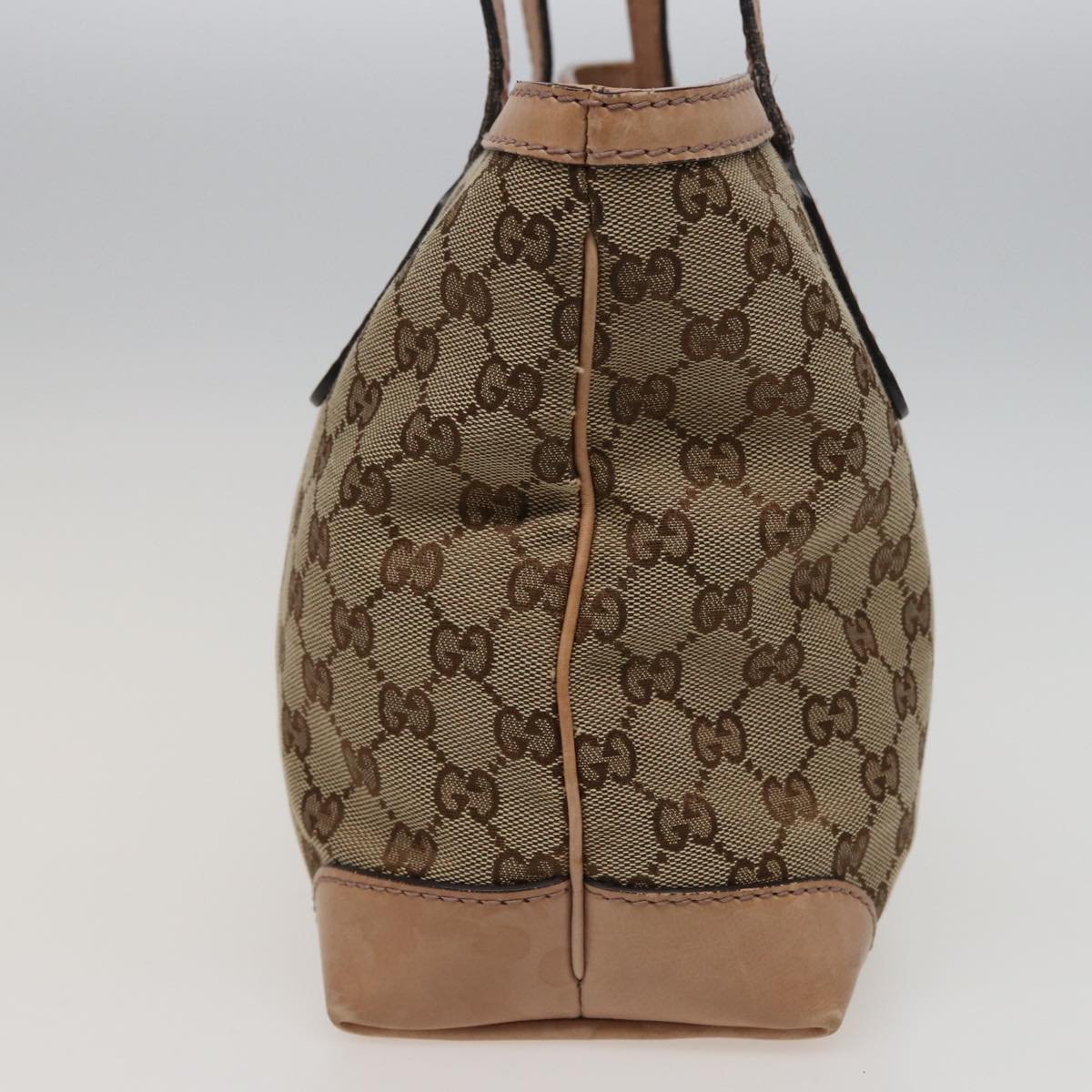 GUCCI GG Canvas Tote Bag Beige 308604 Auth 79390