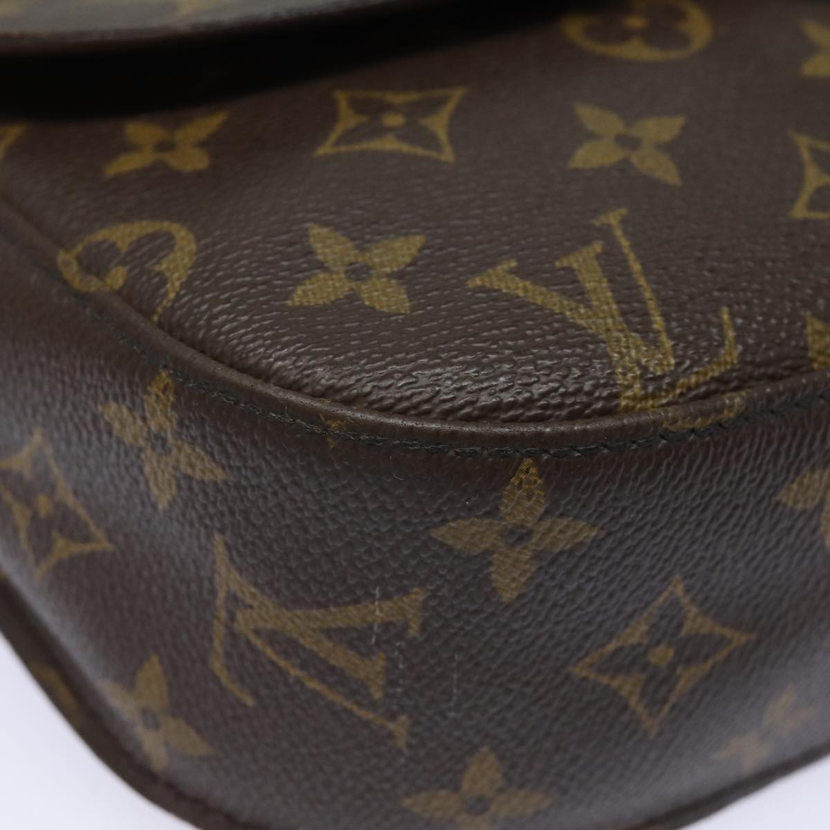 LOUIS VUITTON Monogram Saint Cloud GM Shoulder Bag M51242 LV Auth 79391