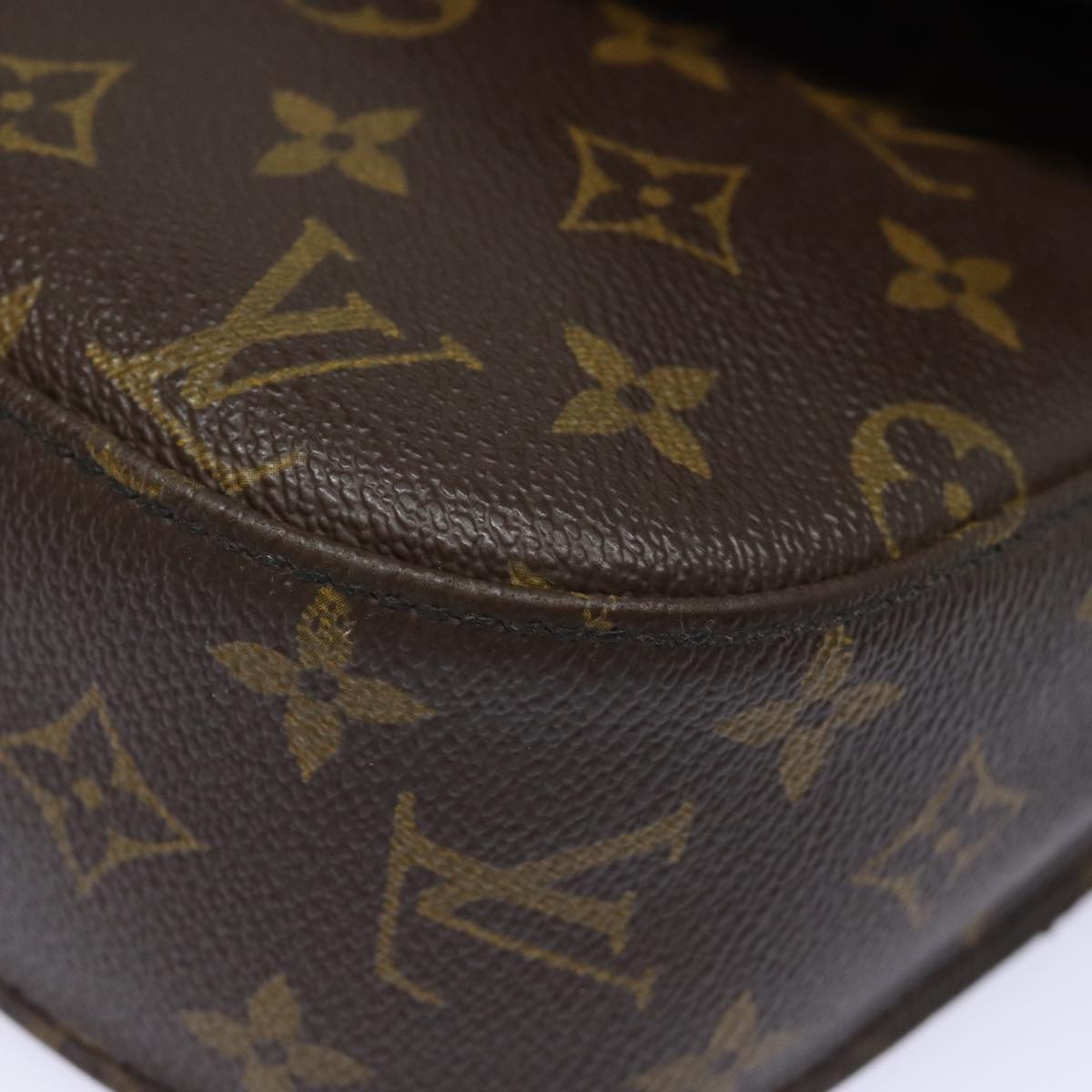 LOUIS VUITTON Monogram Saint Cloud GM Shoulder Bag M51242 LV Auth 79391