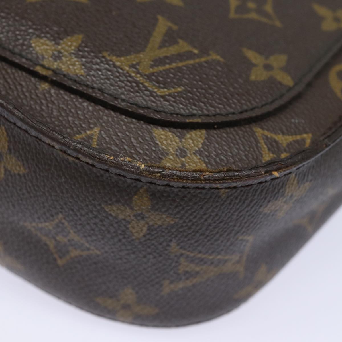 LOUIS VUITTON Monogram Saint Cloud GM Shoulder Bag M51242 LV Auth 79391