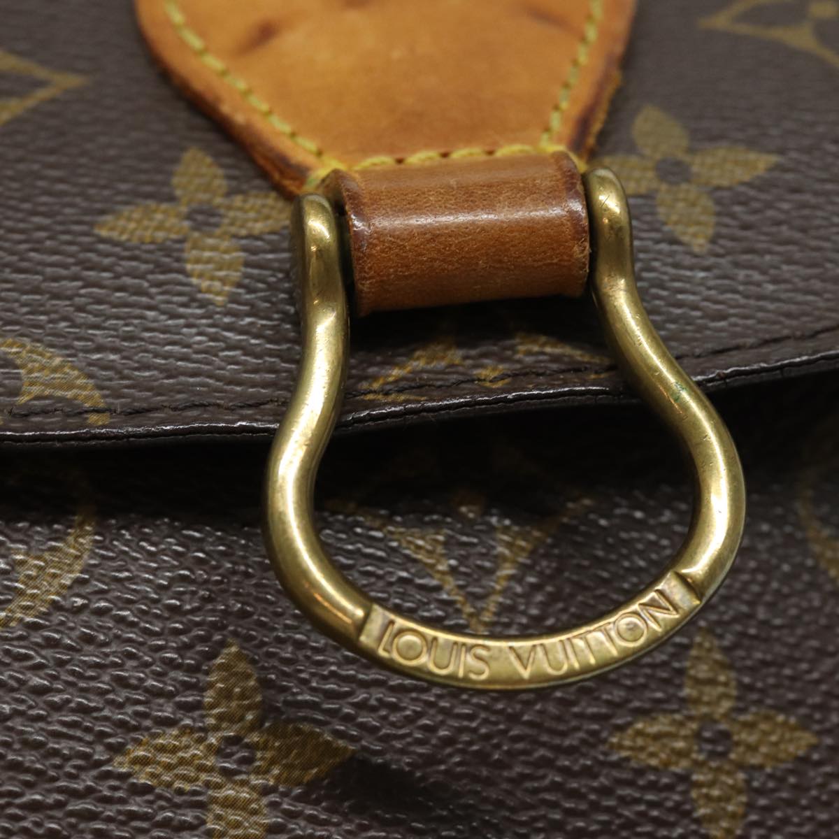 LOUIS VUITTON Monogram Saint Cloud GM Shoulder Bag M51242 LV Auth 79391