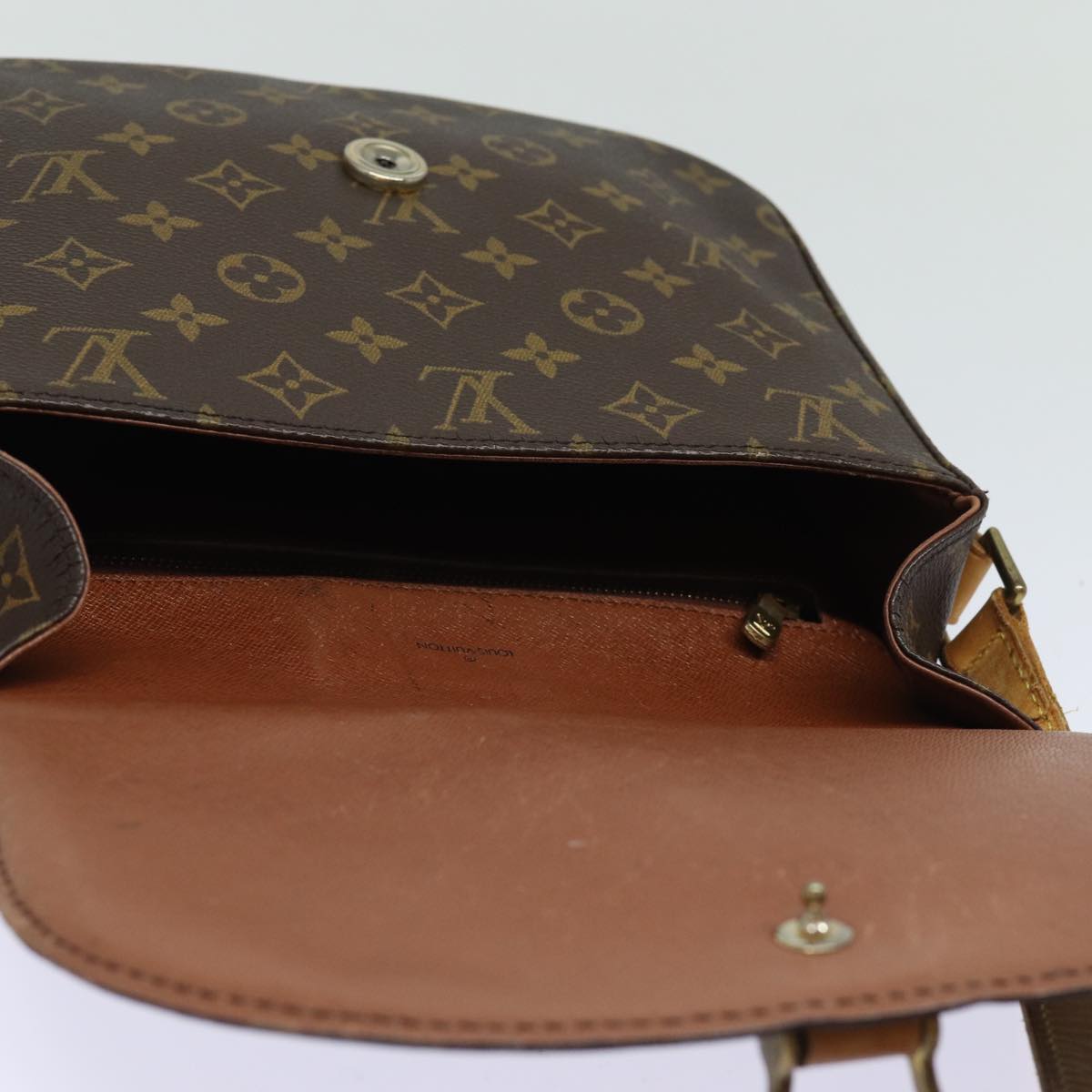 LOUIS VUITTON Monogram Saint Cloud GM Shoulder Bag M51242 LV Auth 79391