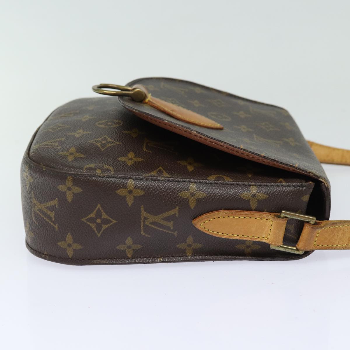 LOUIS VUITTON Monogram Saint Cloud GM Shoulder Bag M51242 LV Auth 79391