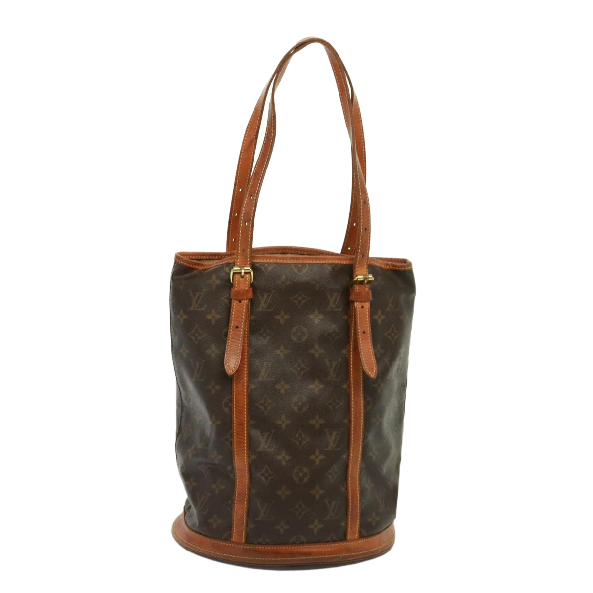 LOUIS VUITTON Monogram Bucket GM Shoulder Bag M42236 LV Auth 79394