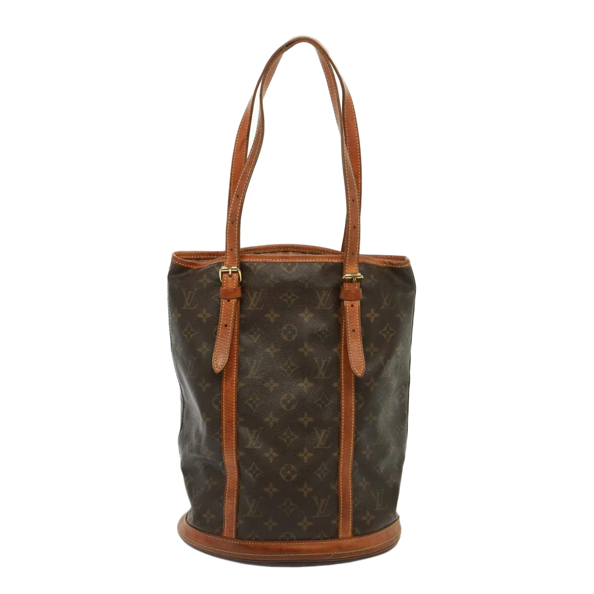 LOUIS VUITTON Monogram Bucket GM Shoulder Bag M42236 LV Auth 79394