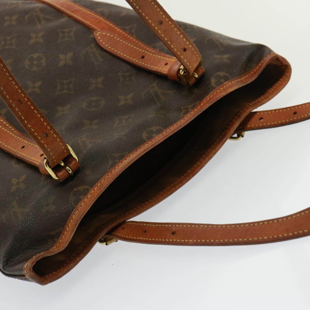 LOUIS VUITTON Monogram Bucket GM Shoulder Bag M42236 LV Auth 79394